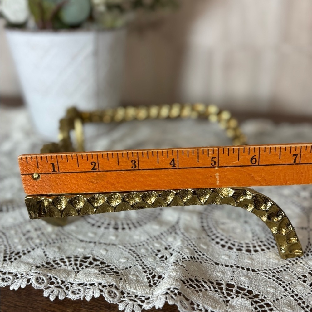 Sagebrook Home Metal Gold Heart-Shaped Glasses - Picture 7 of 8